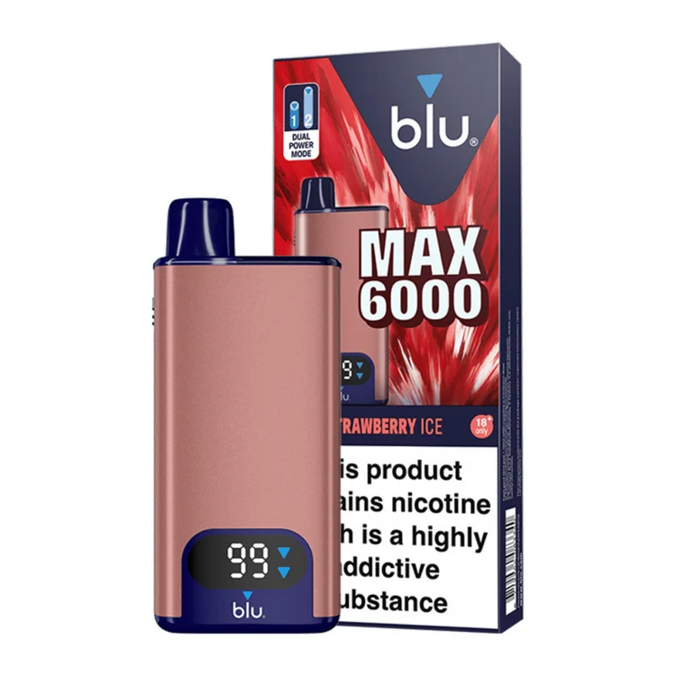 Blu MAX 6000 Prefilled Pod Kit Strawberry Ice