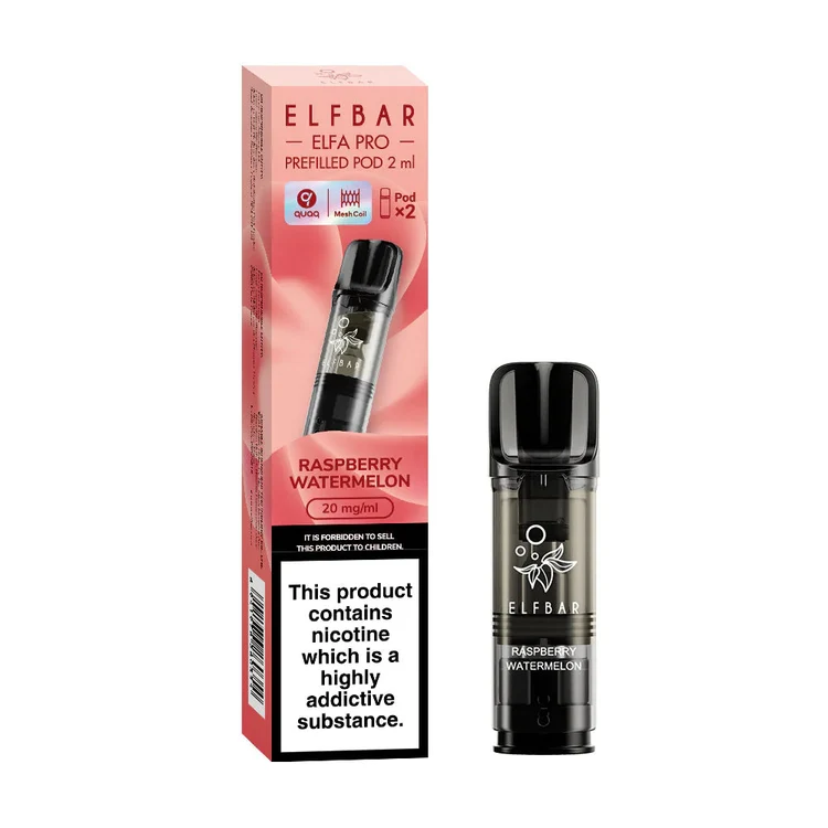 Elf Bar ELFA Pro Raspberry Watermelon Pods (2 Pack)