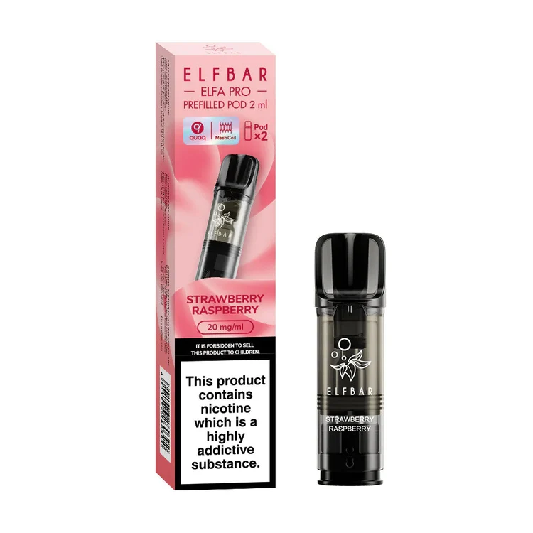 Elf Bar ELFA Pro Strawberry Raspberry Pods (2 Pack)