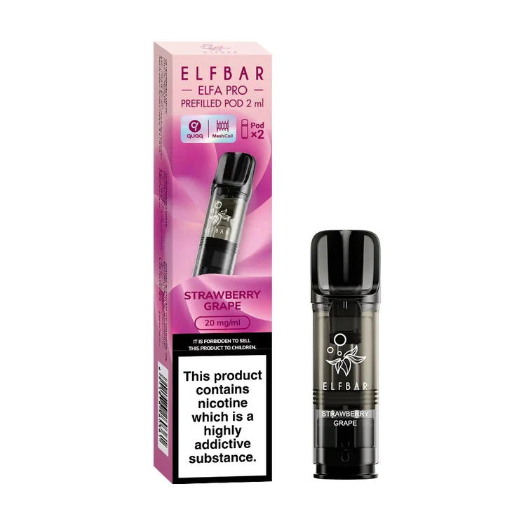 Elf Bar ELFA Pro Strawberry Grape Pods (2 Pack)