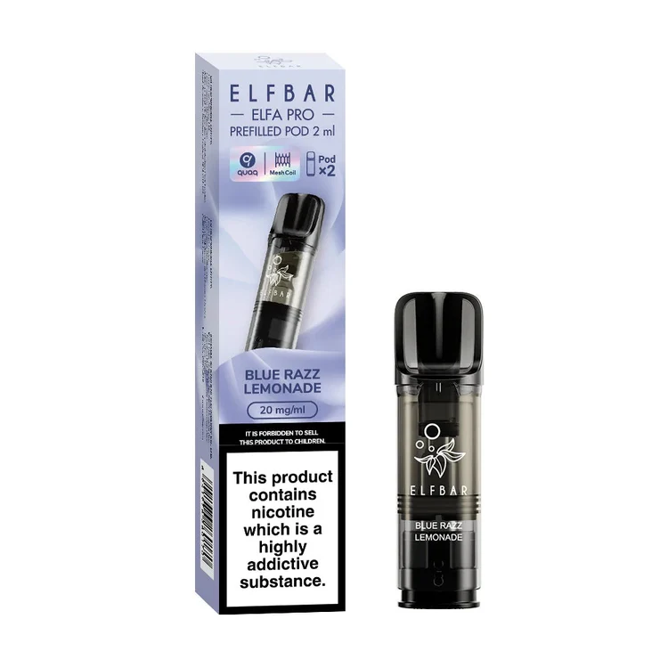 Elf Bar ELFA Pro Blue Razz Lemonade Pods (2 Pack)