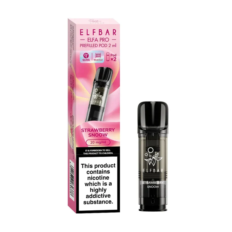 Elf Bar ELFA Pro Strawberry Snoow Pods (2 Pack)