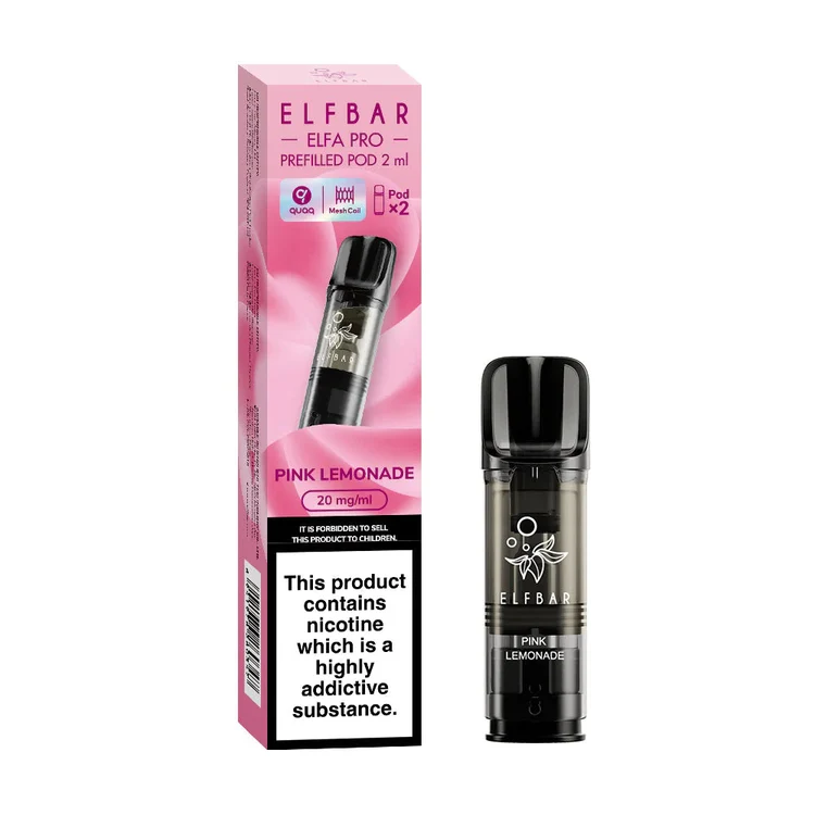 Elf Bar ELFA Pro Pink Lemonade Pods (2 Pack)