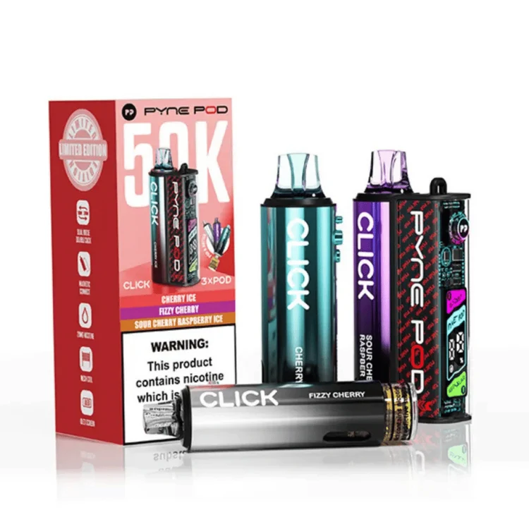 Pyne Pod Click 50k Prefilled Pod Kit Cherry Edition