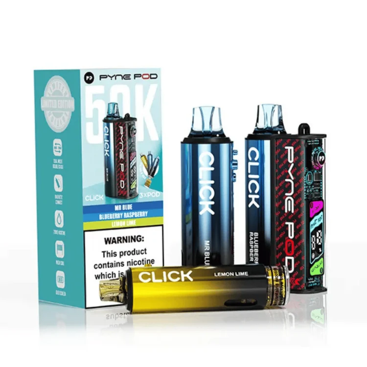 Pyne Pod Click 50k Prefilled Pod Kit Classic Edition